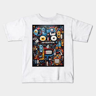 Abstract Fantasy Graffiti Kids T-Shirt